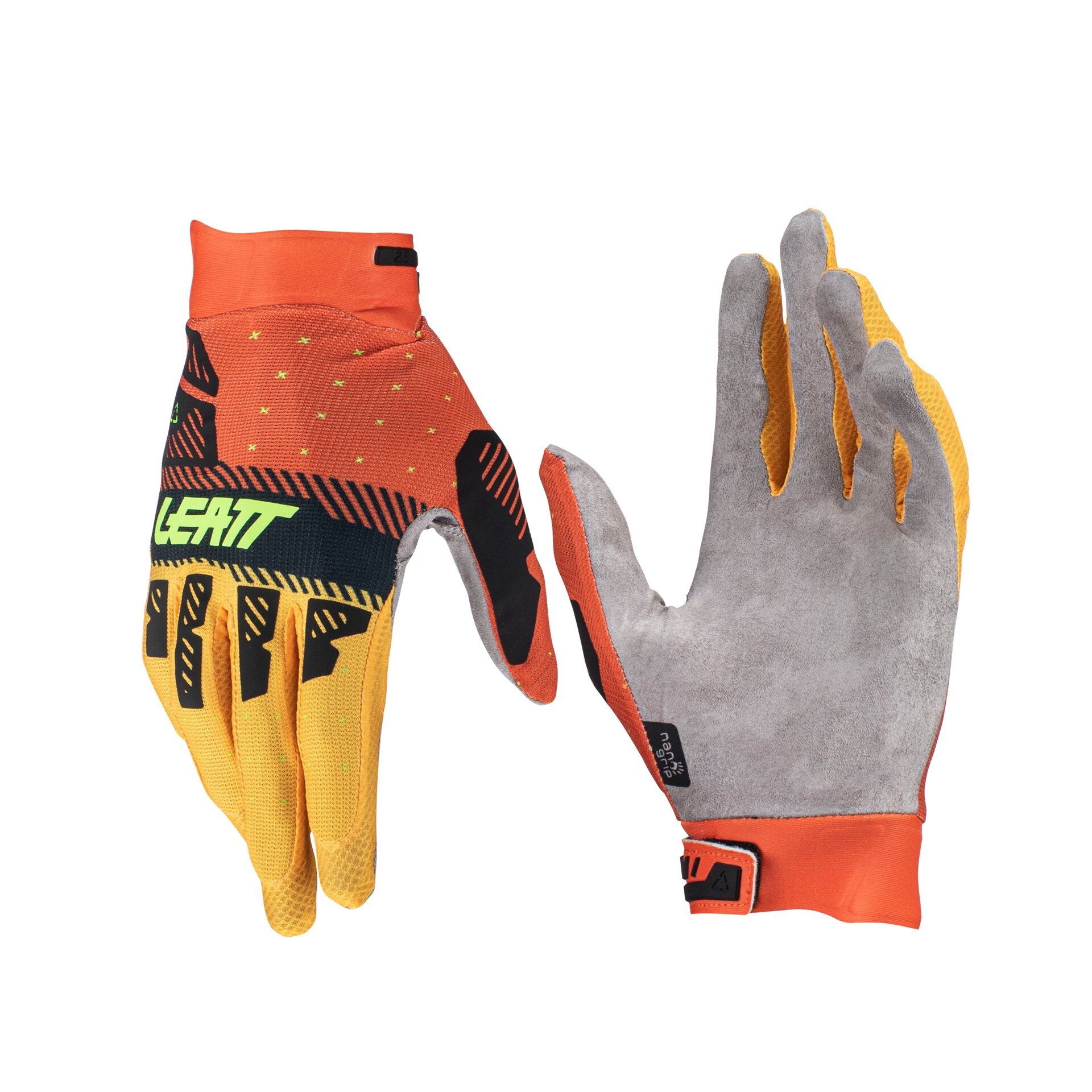 Мотоперчатки Leatt Moto 2.5 X-Flow Glove, Citrus, L, 2024 (6024090162)