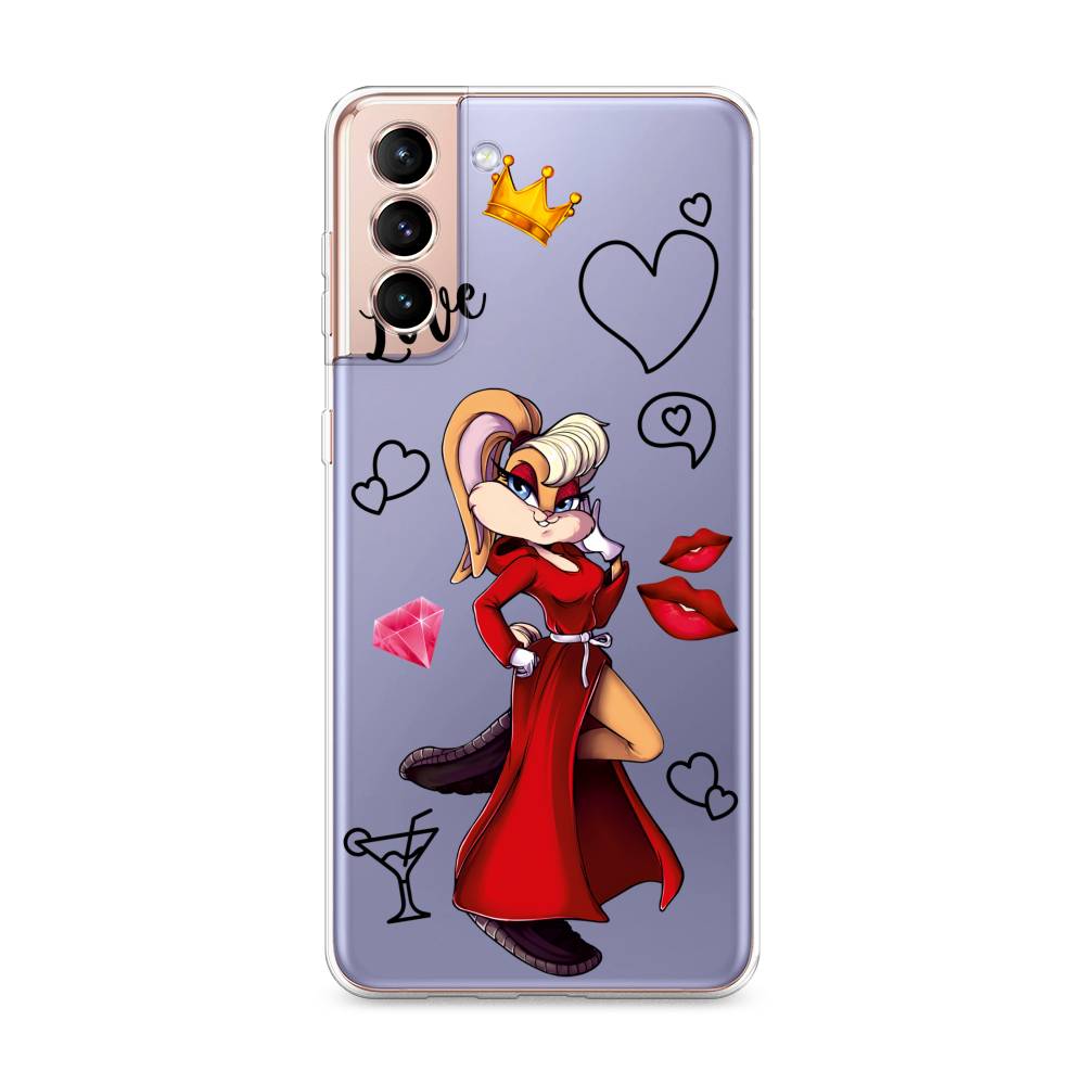 Чехол на Samsung Galaxy S21 Plus Rich Lola Bunny