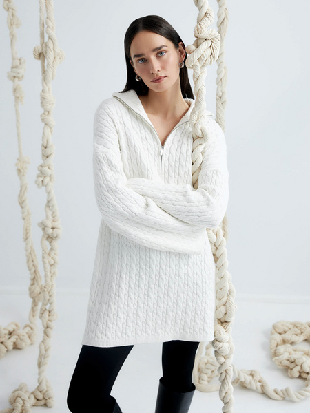 

Свитер женский ZARINA 2460615818 белый XS, 2460615818