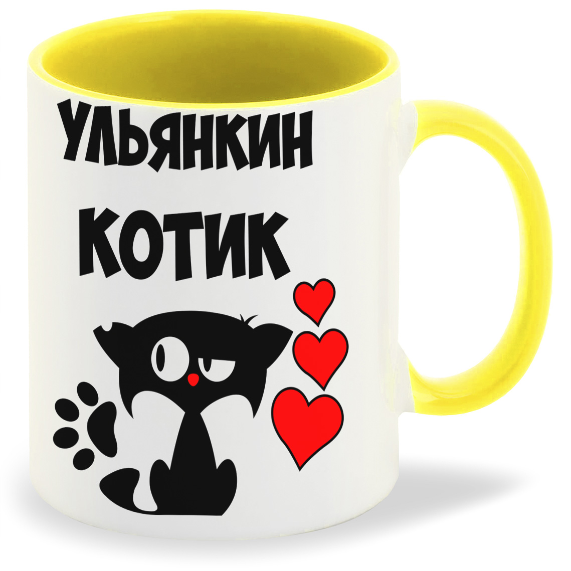 

Кружка CoolPodarok Ульянкин котик