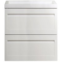 

Тумба под раковину Art&Max AM-Platino-580-2C-SO-BM подвесная Белый матовый