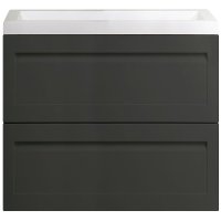 

Тумба под раковину Art&Max AM-Platino-750-2C-SO-GM подвесная Серый матовый