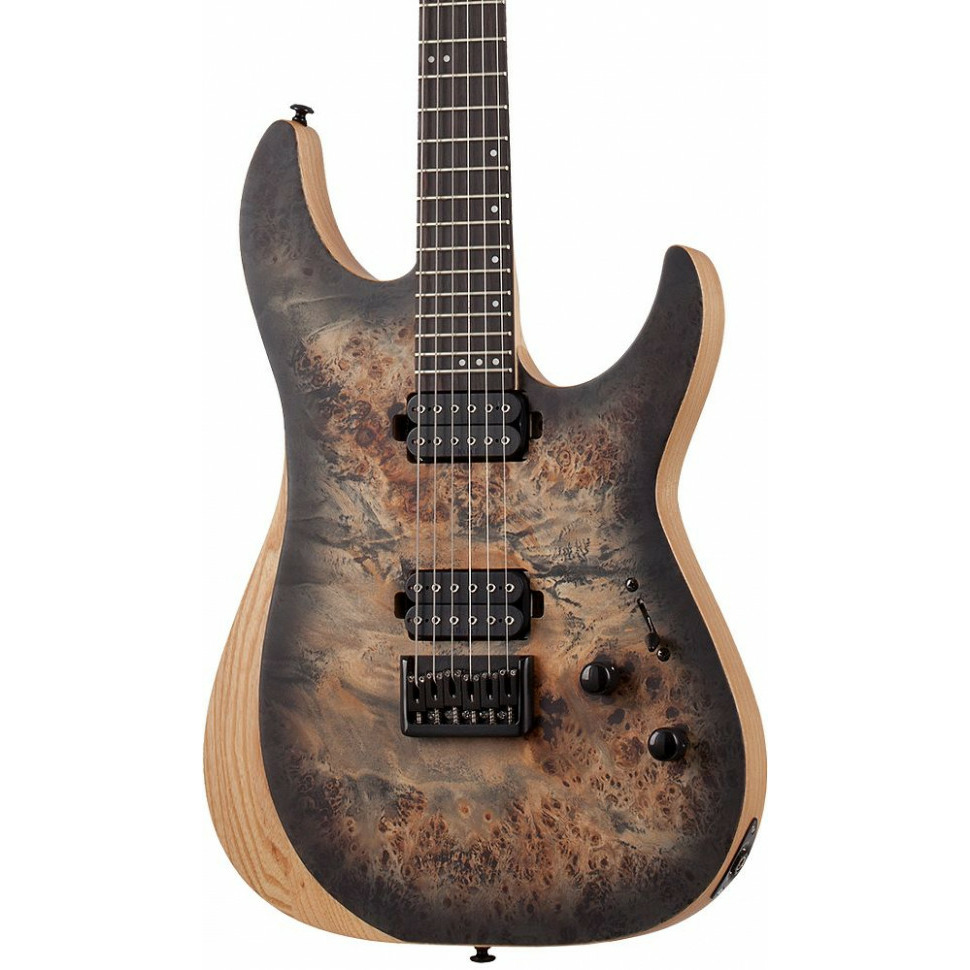 фото Электрогитара schecter reaper-6 satin charcoal burst scb