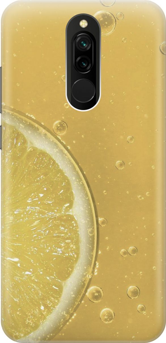 

Силиконовый чехол на Xiaomi Redmi 8 "Лимонад", Белый;желтый, 2923