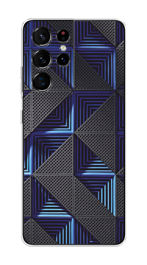 

Чехол на Samsung Galaxy S21 Ultra "IBM", Серый;синий, 2102250-3