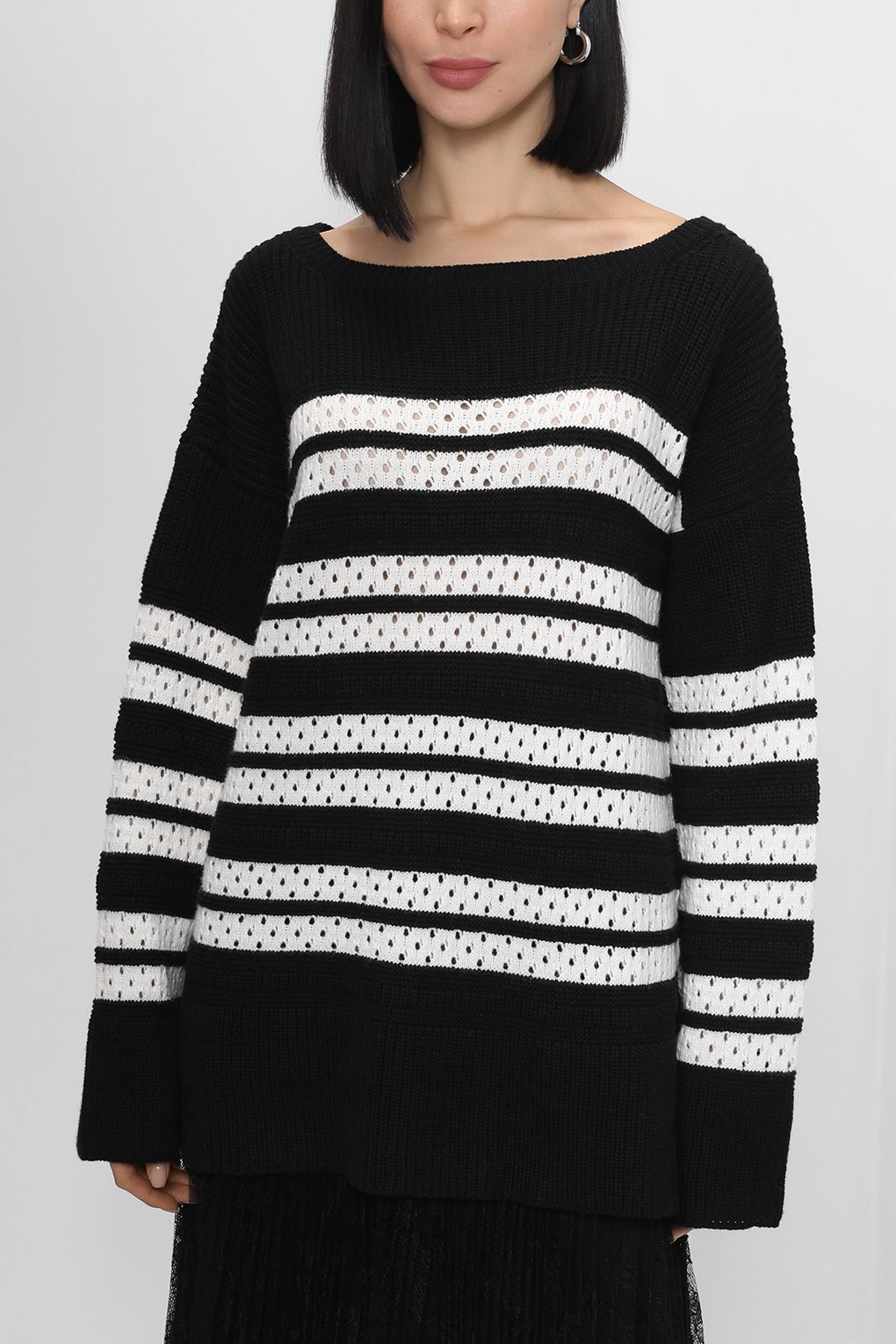 

Джемпер женский TWINSET 231TP3591 черный S, 231TP3591