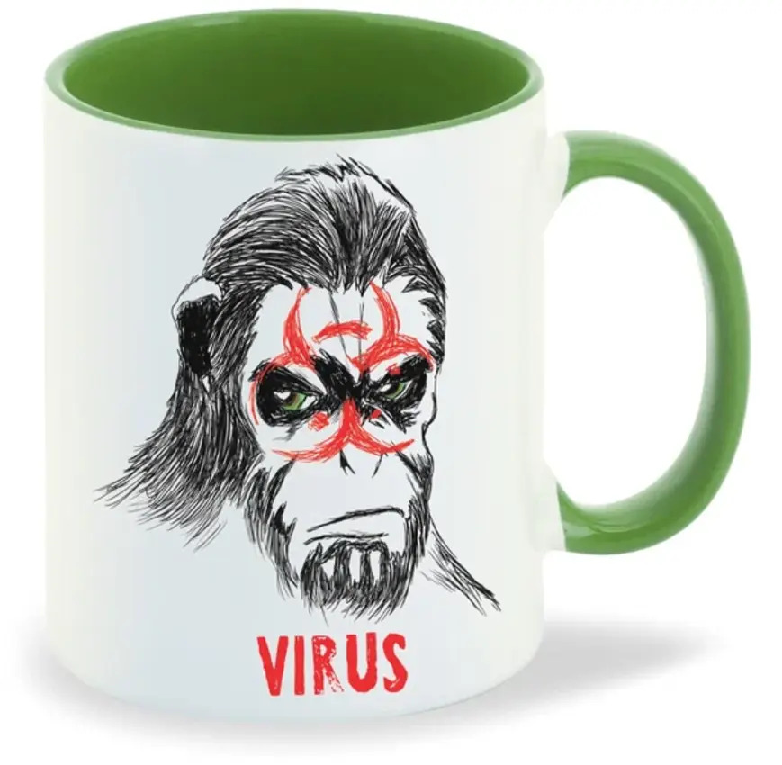 

Кружка CoolPodarok Virus Обезьяна