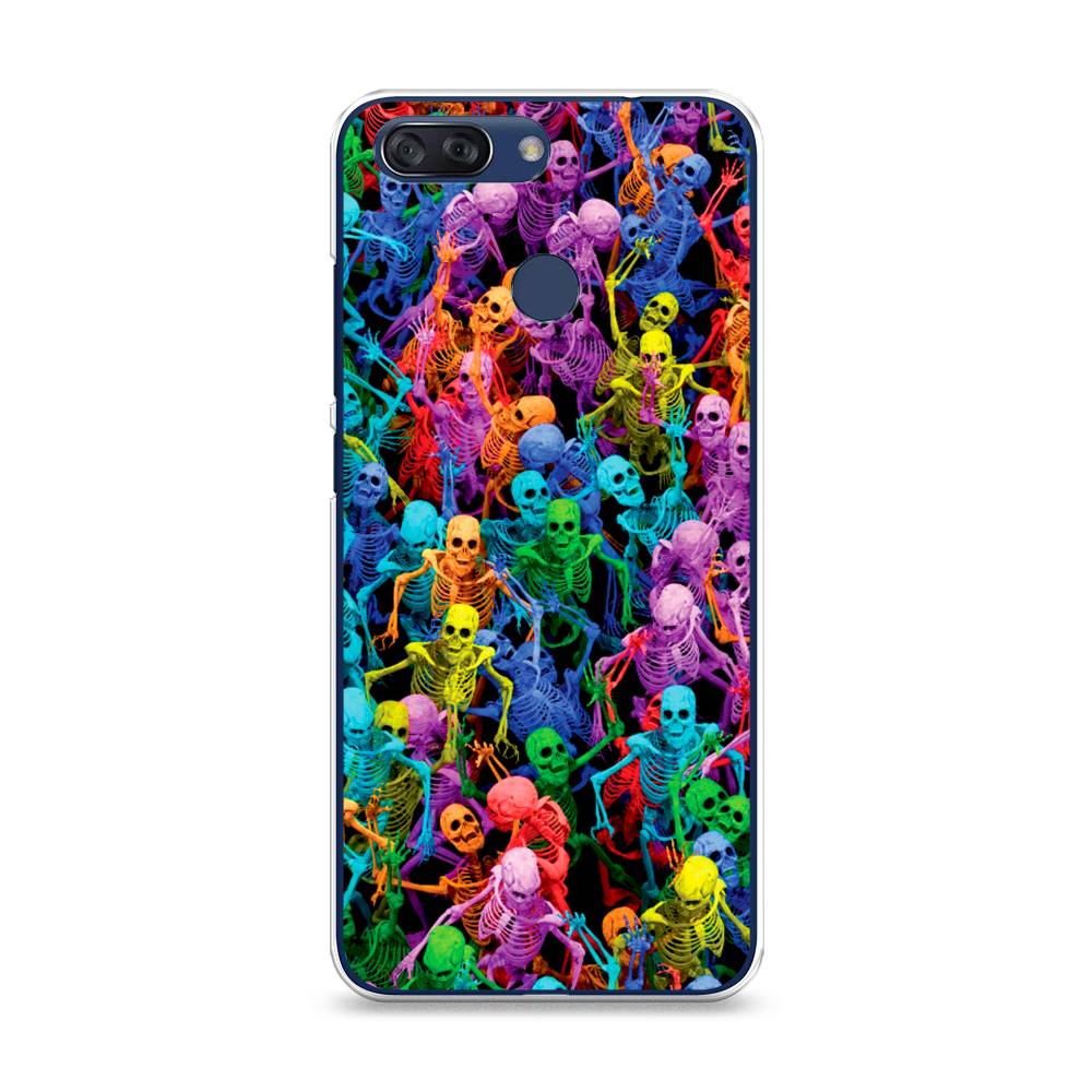

Чехол на ZTE Blade V9 Vita Вечеринка скелетов, Фиолетовый;желтый;оранжевый, 132550-6