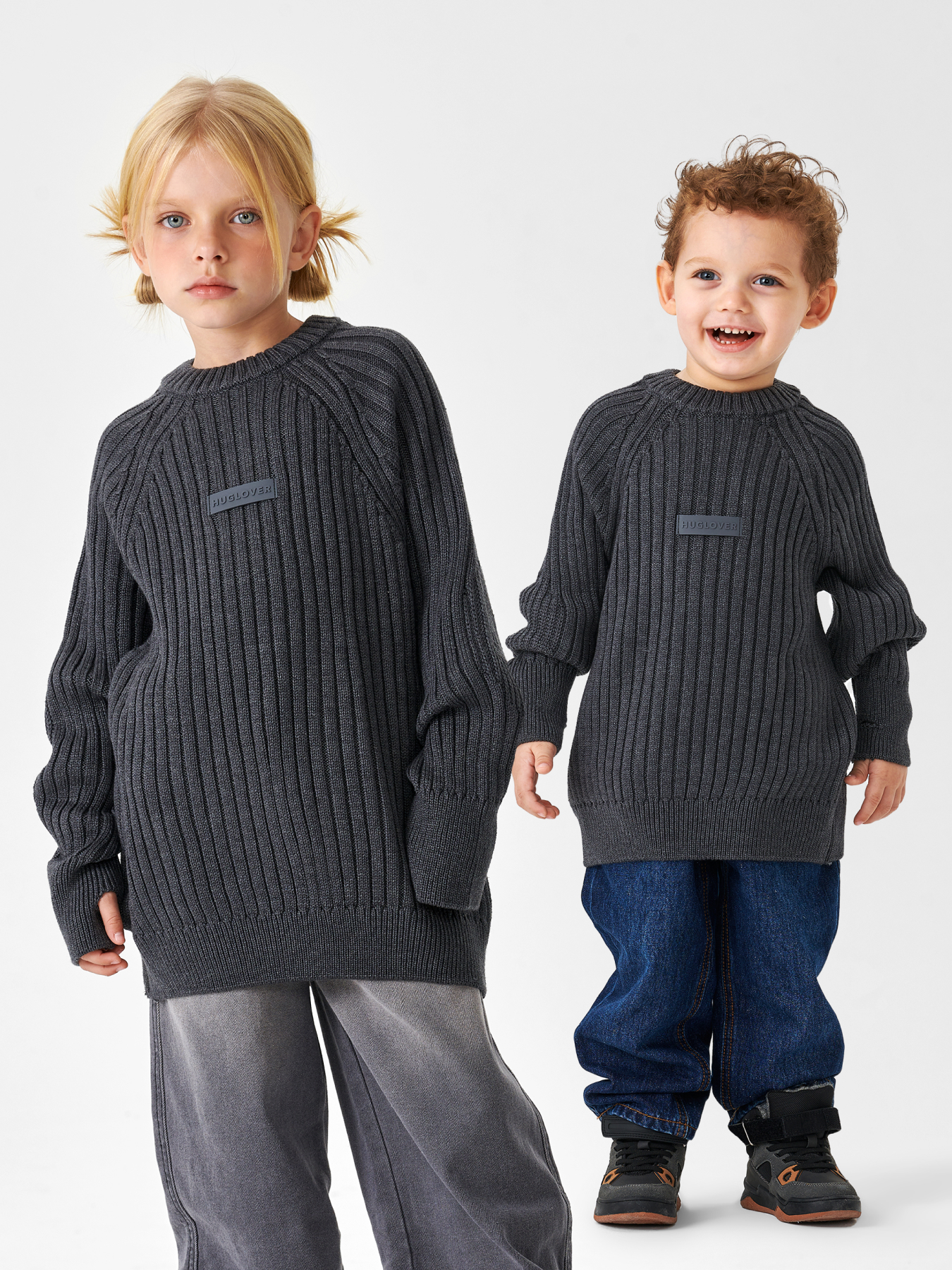 

Джемпер детский Happy Baby 88556, dark-grey, 104, Серый, 88556