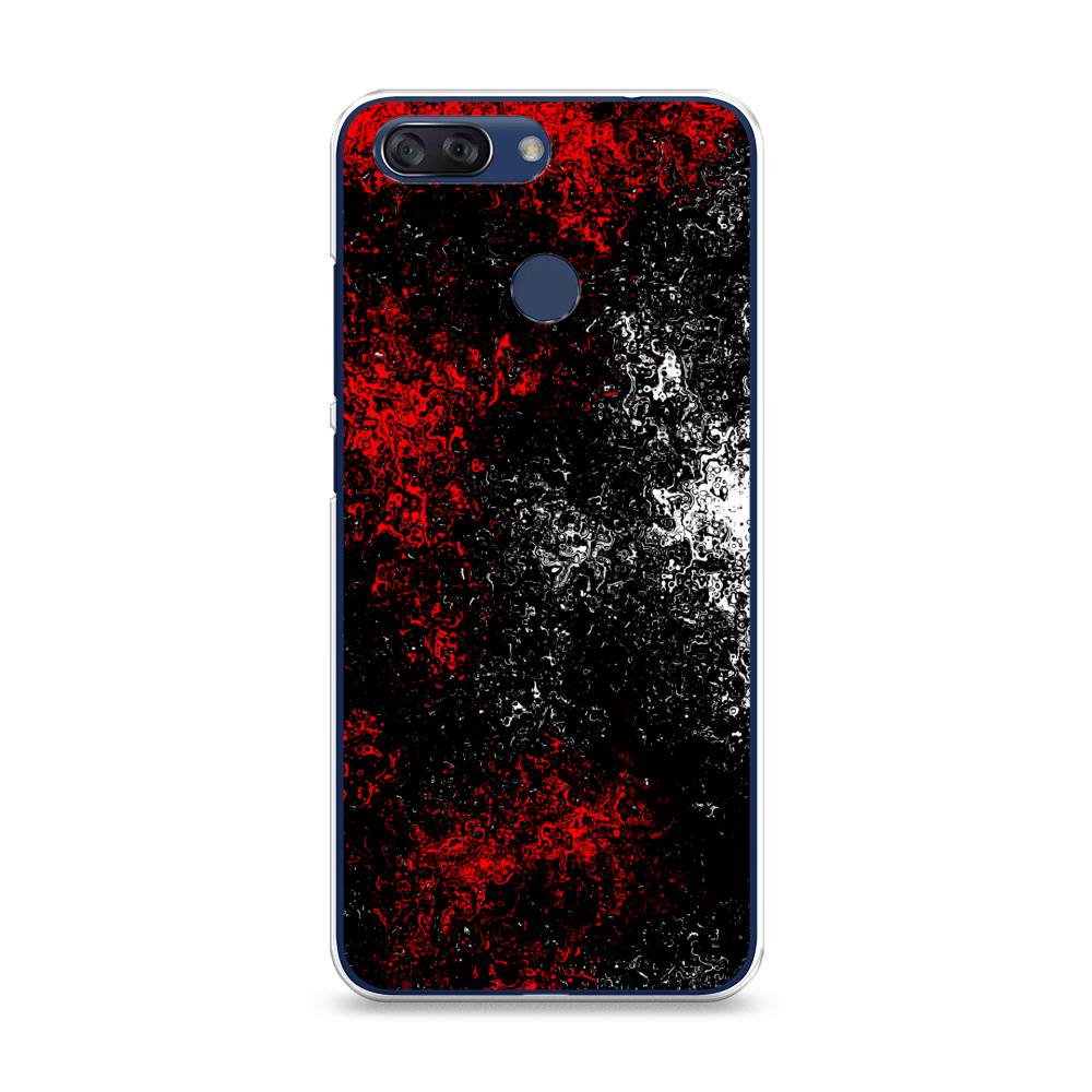 

Чехол на ZTE Blade V9 Vita "Монотипия", Красный;черный;белый, 132550-3