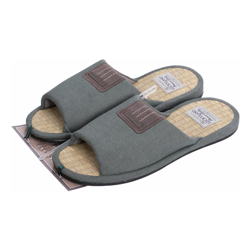 

Тапочки мужские Lucky Land 2901M-LMO-S серые 41-46 RU