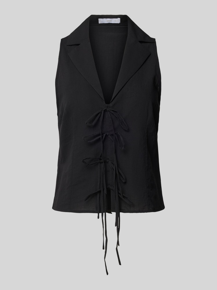 Блуза женская MANGO 77080358 черная L 6136₽