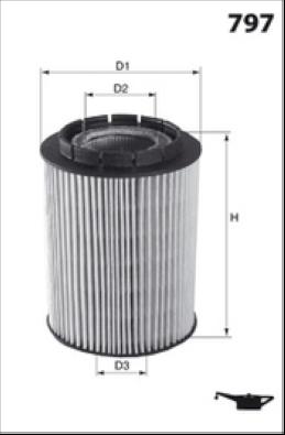 

MECA-FILTER Фильтр масляный вставка AUDI A6 (4B2, C5)/ AUDI A6 Avant (4B5, C5)/ AUDI A8 (4