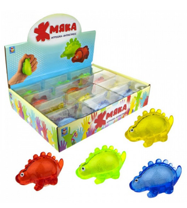 

Жмяка 1Toy липучая Динозавр, 10 см, арт. Т17711, Т17711