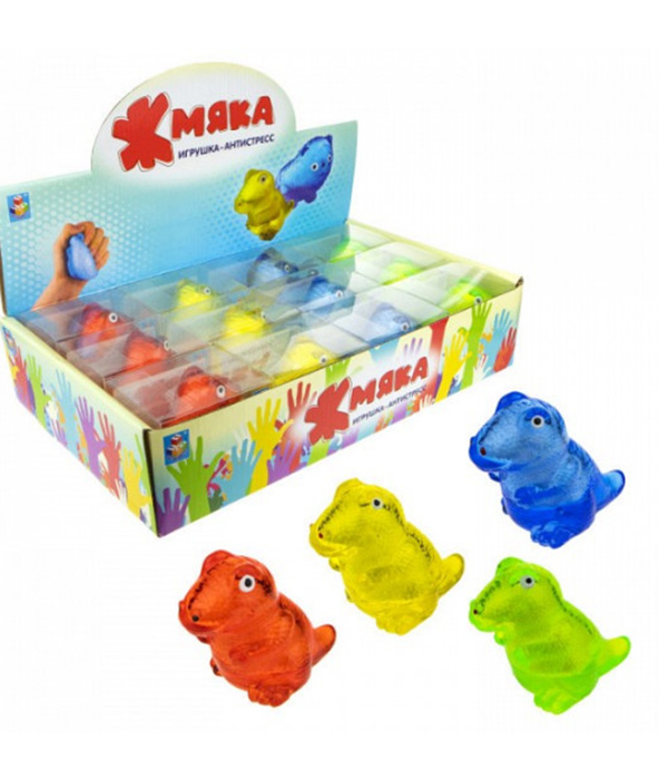 

Жмяка 1Toy липучая Динозавр, 8,5 см, арт. Т17713, Т17713