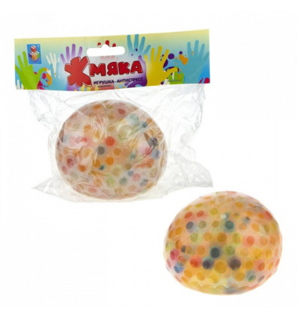 

Жмяка 1Toy Макси с разноцветными шариками, 10 см, арт. Т17721, Т17721