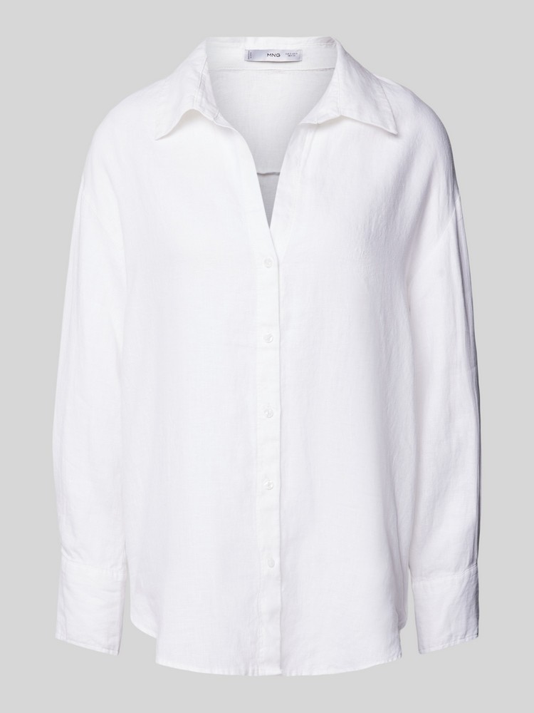 Рубашка женская MANGO 77020352 белая XS