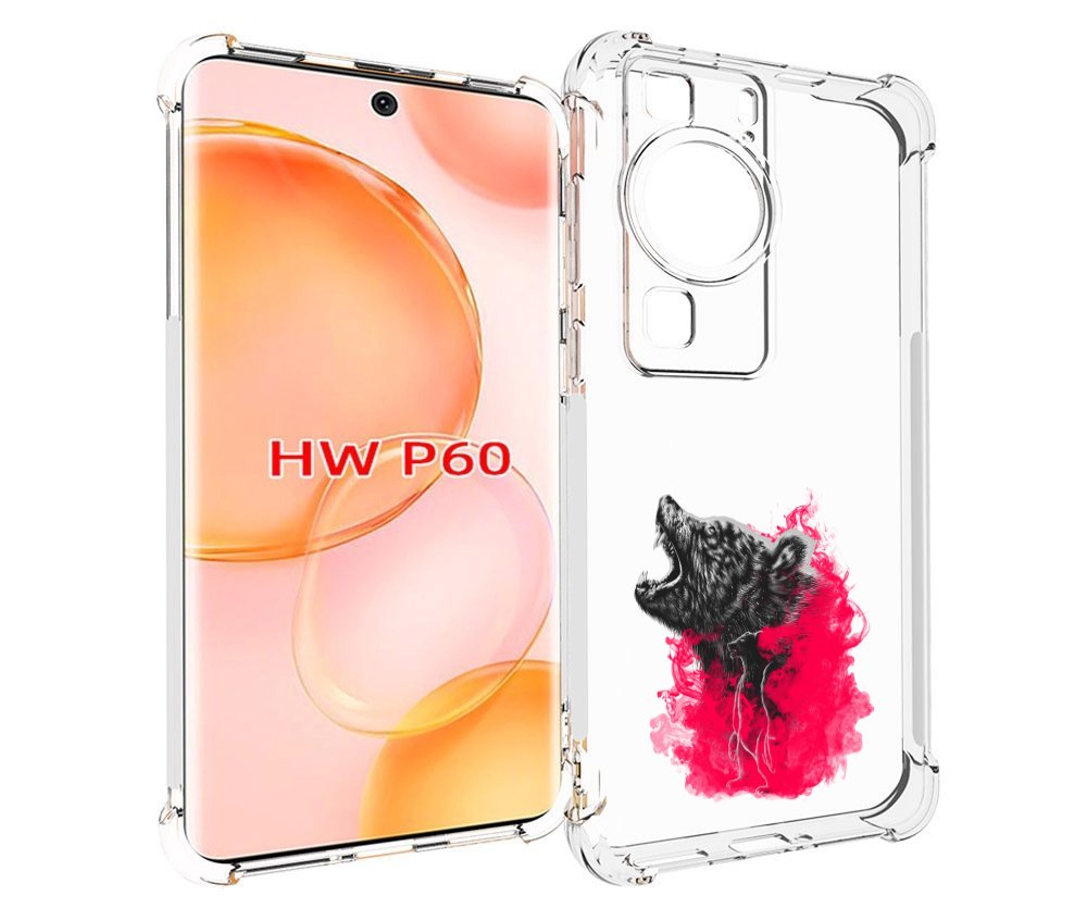 

Чехол MyPads медведь в дымке для Huawei P60, Tocco