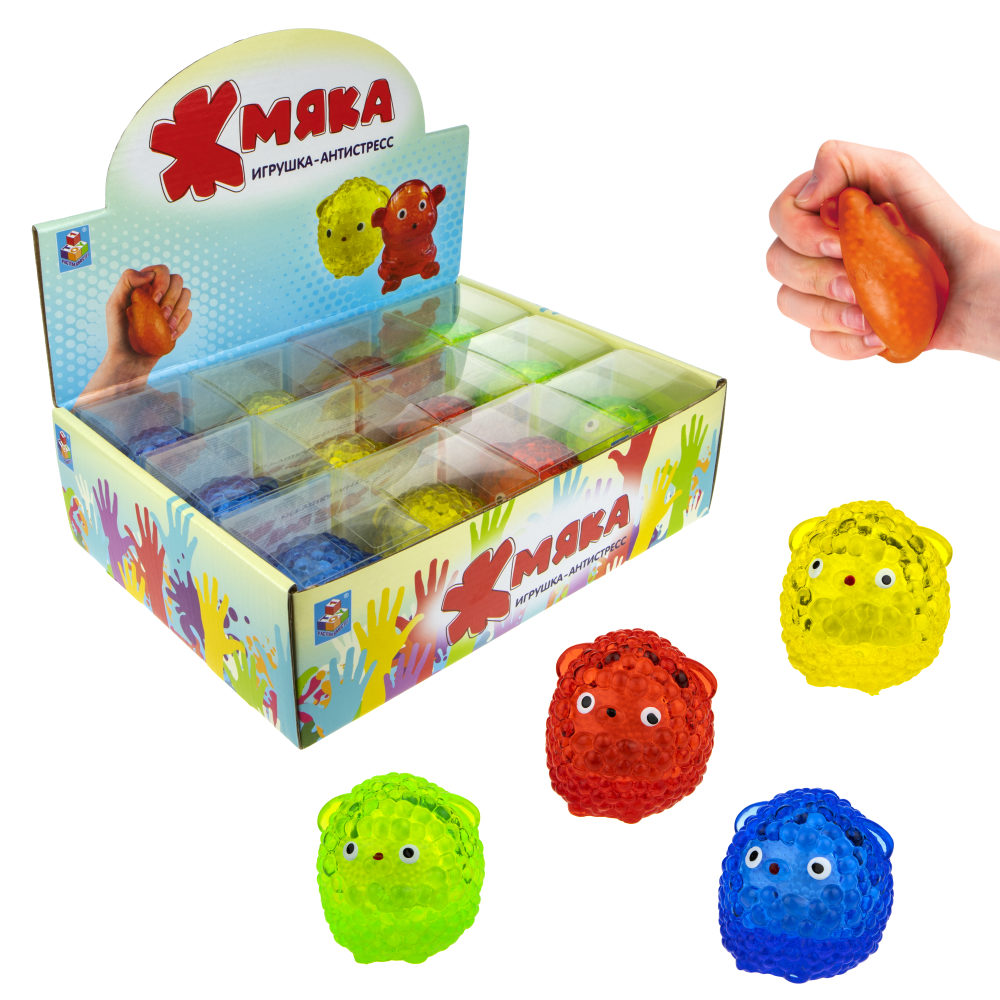 

Жмяка 1Toy с шариками Овечка, 7,5 см, Разноцветный, Т17716