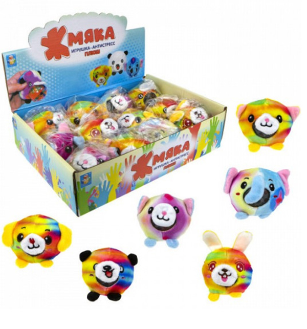 

Жмяка 1Toy-плюш Радужная, 8 см, арт. Т17728, Т17728