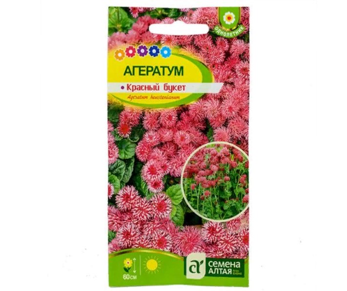

Семена агератум Семена Алтая Красный букет 1 уп.