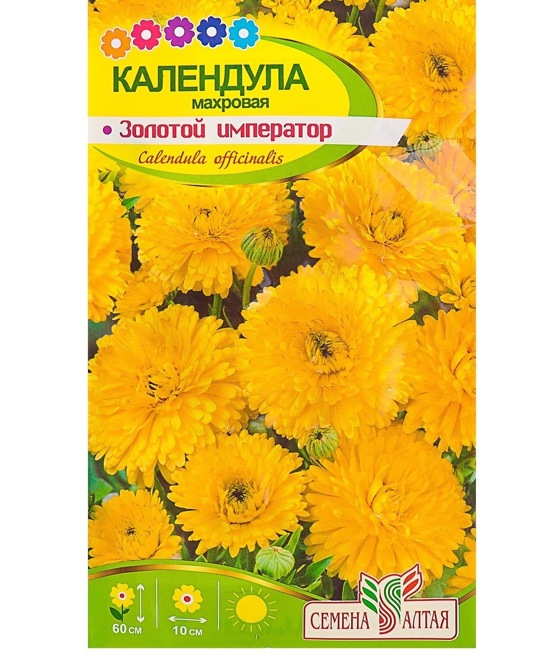 

Семена "Календула. Золотой император. Махровая", 0,3 г
