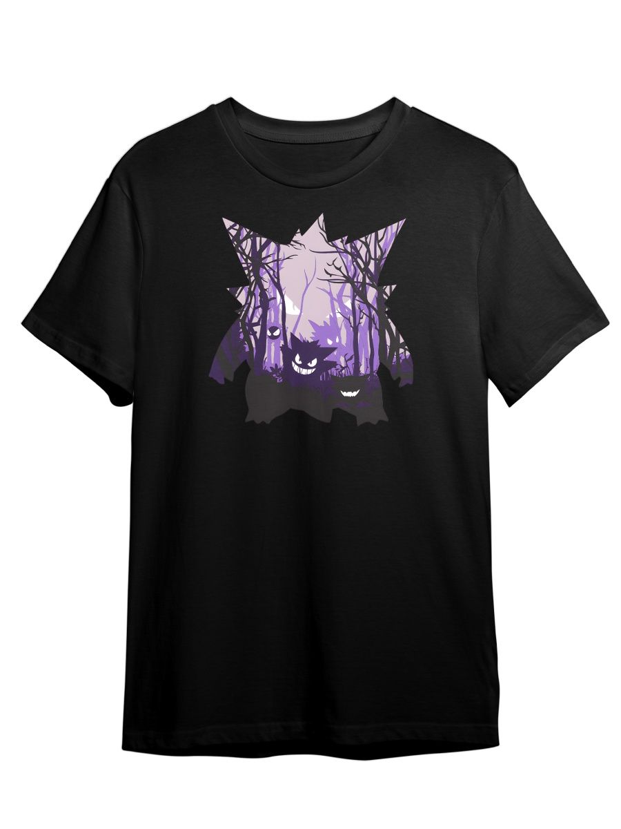 

Футболка унисекс Каждому Своё Pokemon/Покемон/Аниме MUPK41 черная 4XL, "Pokemon/Покемон/Аниме" MUPK41