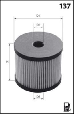 

MECA-FILTER Фильтр топливный Audi A3 II (8P1/8PA)/ Seat Altea, Leon II, Toledo III/ Skoda