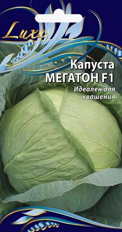 

Семена овощей капуста белокочанная Мегатон Люкс F1 Ваше Хозяйство 0,1 г