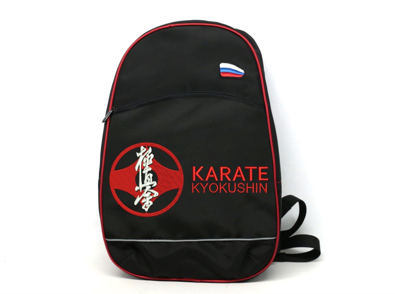 фото Рюкзак спорт сибирь karate kyokushinkai карате киокушинкай 18 л черный