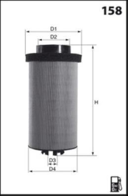 

MECA-FILTER Фильтр топливный HCV DAF CF 75/ DAF CF 85/ DAF XF/ DAF XF 105/ GINAF X-Series/