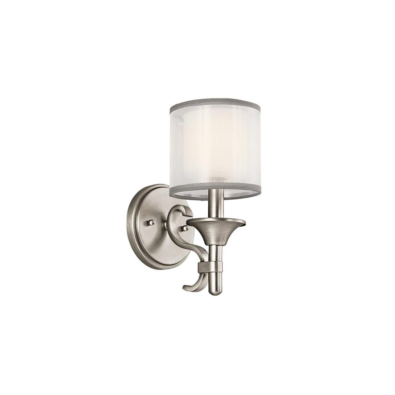 

Светильник настенный Kichler LACEY, KL-LACEY1-AP, 60W, E14, KL-LACEY1-AP