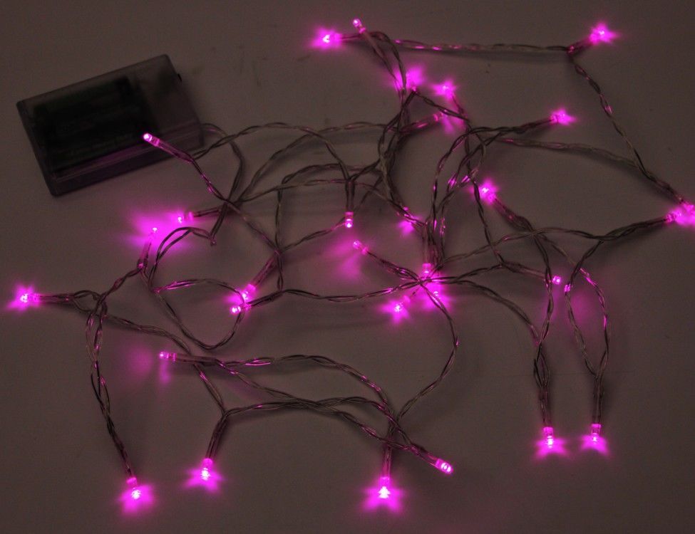 

Световая гирлянда новогодняя Koopman International Капельки света AXS300360-р 3 м розовый, Капельки света