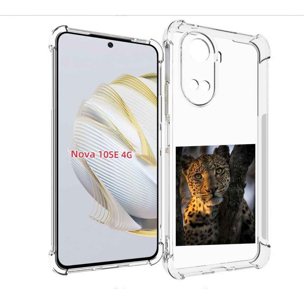 

Чехол MyPads Леопард для Huawei Nova 10 SE, Прозрачный, Tocco
