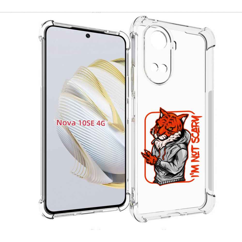 

Чехол MyPads Лис для Huawei Nova 10 SE, Прозрачный, Tocco