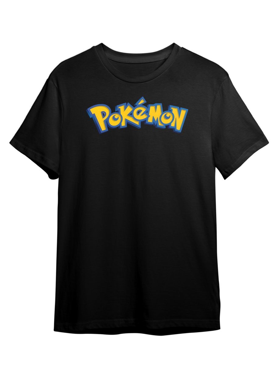 

Футболка унисекс Каждому Своё Pokemon/Покемон/Аниме MUPK44 черная 4XL, "Pokemon/Покемон/Аниме" MUPK44