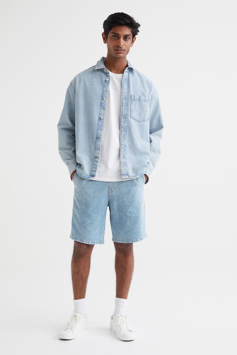 

Шорты мужские H&M 1051913001 синие XL (доставка из-за рубежа), Синий, 1051913001