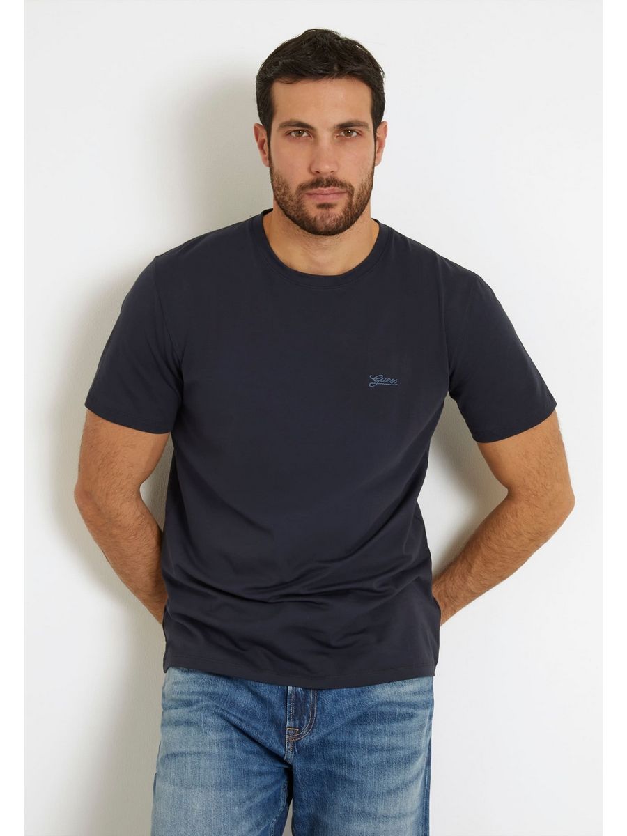 

Футболка мужская Guess GU122O19Q голубая S, Голубой, GU122O19Q