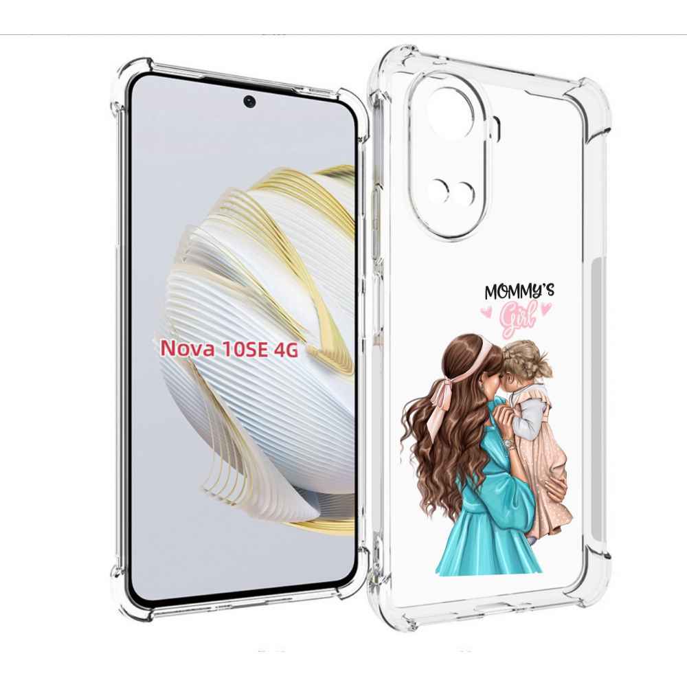 

Чехол MyPads Мама-девочки женский для Huawei Nova 10 SE, Прозрачный, Tocco