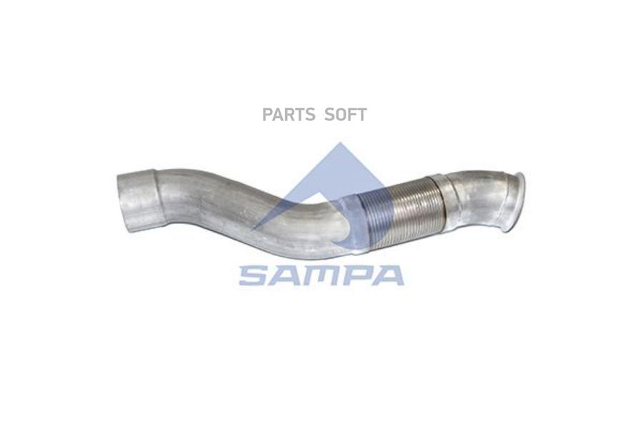 

SAMPA Труба выхлопная глушителя MERCEDES с гофрой SAMPA