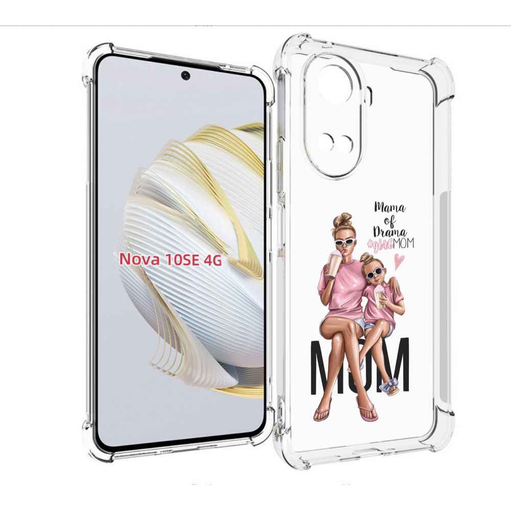 

Чехол MyPads Мама-мечты женский для Huawei Nova 10 SE, Прозрачный, Tocco