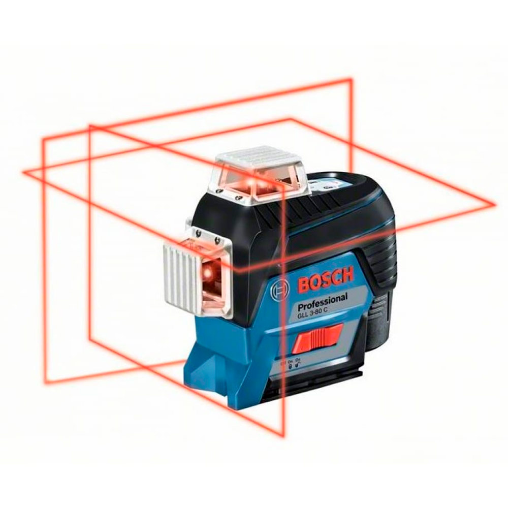 

Нивелир лазерный Bosch GLL 3-80C+BM1+LR7+L-boxx, Черный