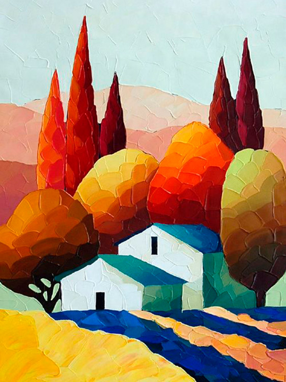 

Алмазная вышивка Гранни Пейзаж, 15x20 см, Пейзаж
