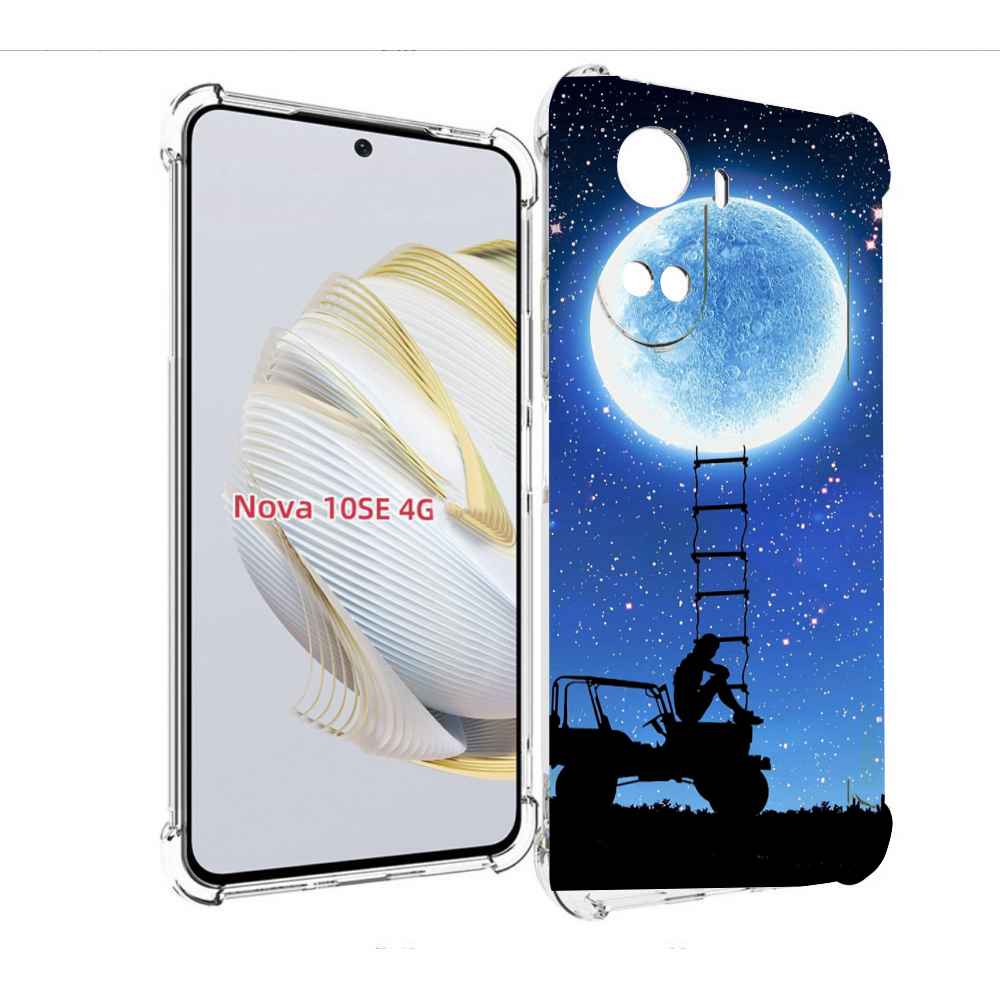 

Чехол MyPads Машина-на-лун для Huawei Nova 10 SE, Прозрачный, Tocco