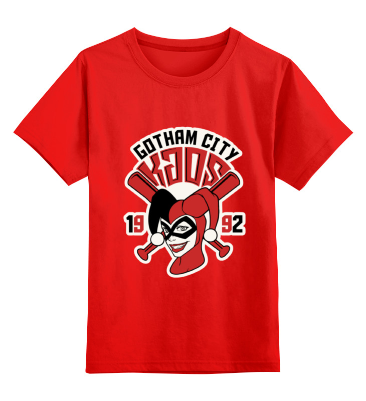 

Футболка детская Printio Харли квинн (harley quinn) цв. красный р. 128, Харли квинн (harley quinn)