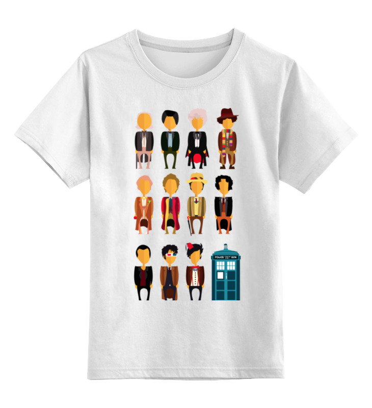 

Футболка детская Printio Доктор кто (doctor who) цв. белый р. 128, Доктор кто (doctor who)