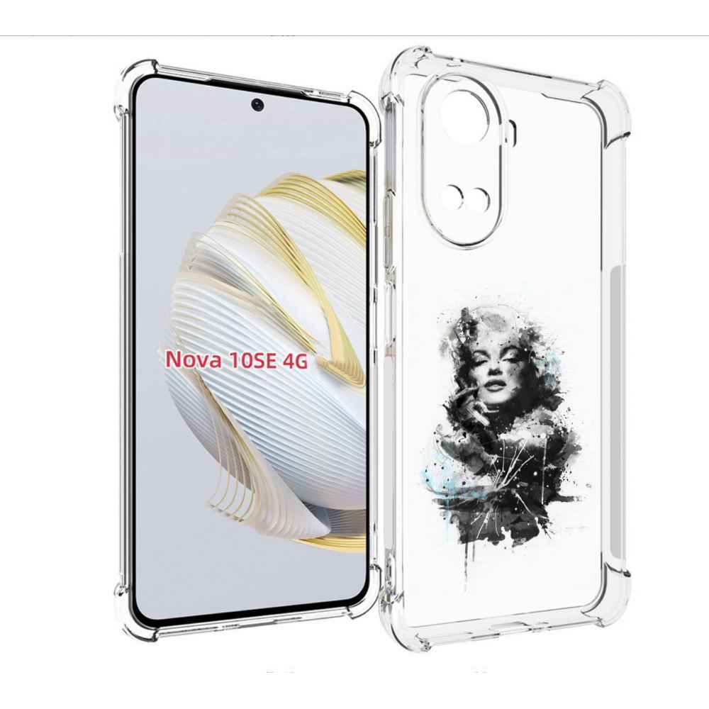 

Чехол MyPads Мерлин Монро загадочная женский для Huawei Nova 10 SE, Прозрачный, Tocco