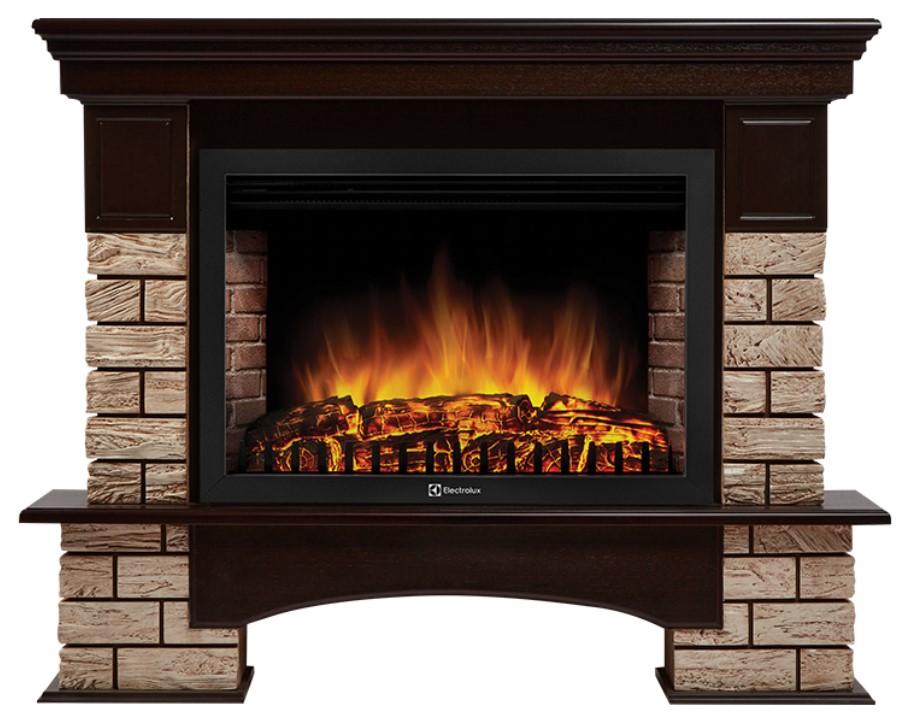 

Портал Forte Wood 30 камень коричневый, шпон темный дуб, Бежевый;коричневый, Forte Wood U