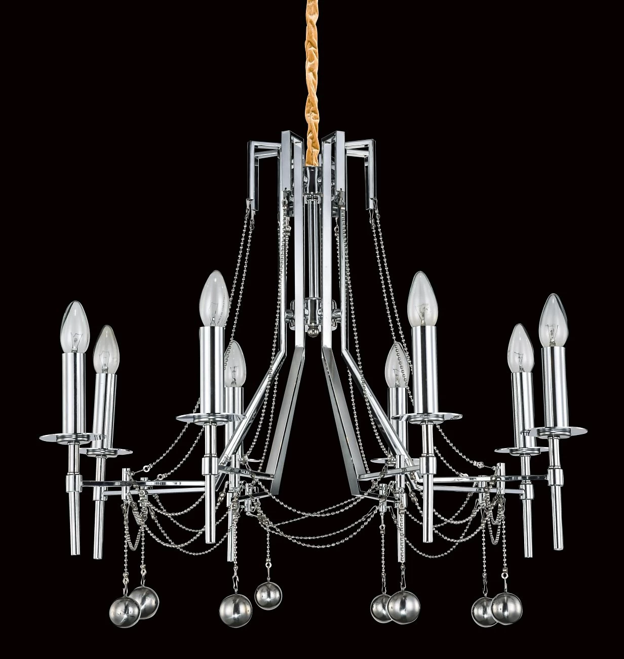 Дизайнерские люстры и светильники Rocco silver 12