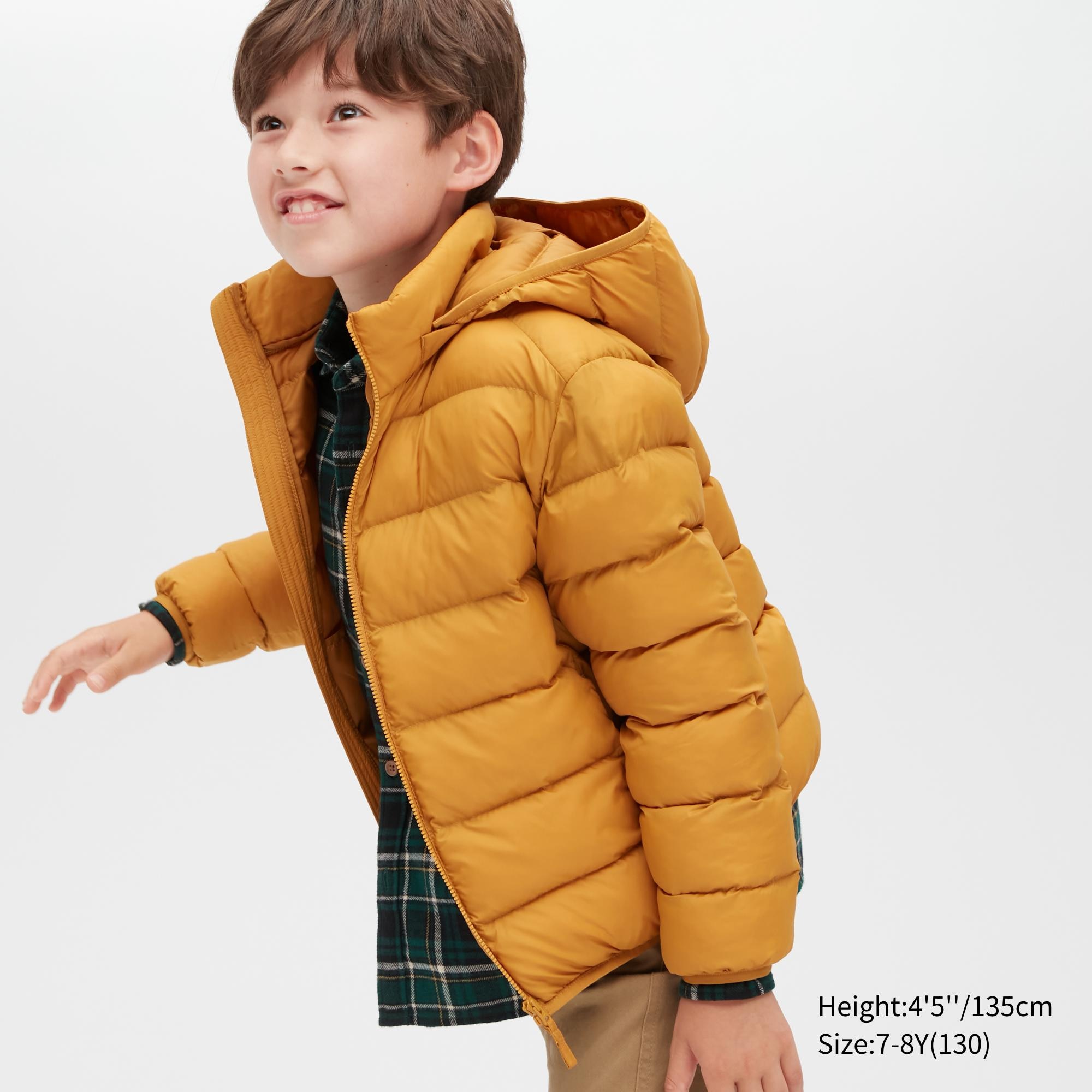 Куртка детская UNIQLO 449795, Желтый, 7-8Y(130)